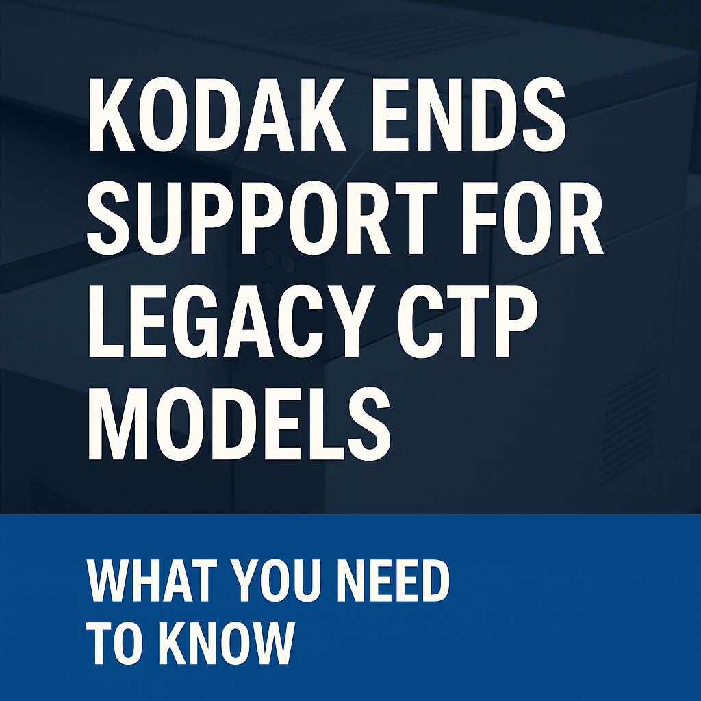 Kodak Ends Support for Legacy CTP Models | EZ Hi Tech