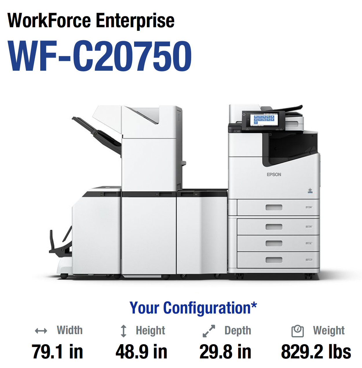 Epson WorkForce Enterprise WF-C20750 Color Multifunction Inkjet Printer