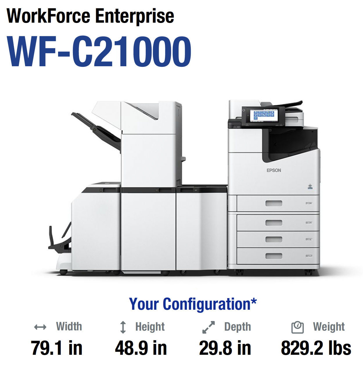 Epson WorkForce Enterprise WF-C21000 Color Multifunction Inkjet Printer