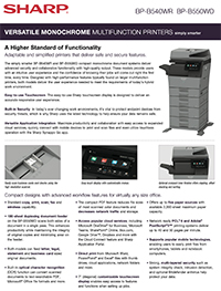 BP-B540WR-BP-B550WD Spec Sheet